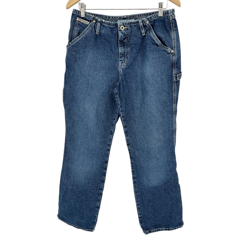 Hydraulic Carpenter Jeans Women 11/12 Blue Denim Y2K Utility Baggy Streetwear